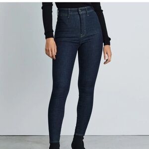 Everlane Women's High Rise Dark Indigo Jeans